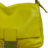 Fendi Yellow Leather Mamma Baguette