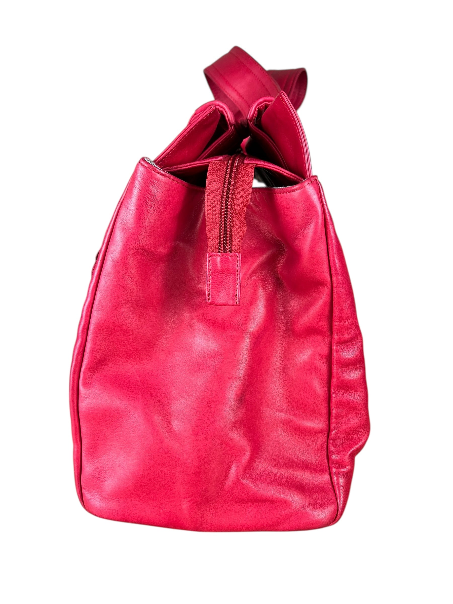 Chanel Lambskin CC Disc Bonbon Shoulder Tote