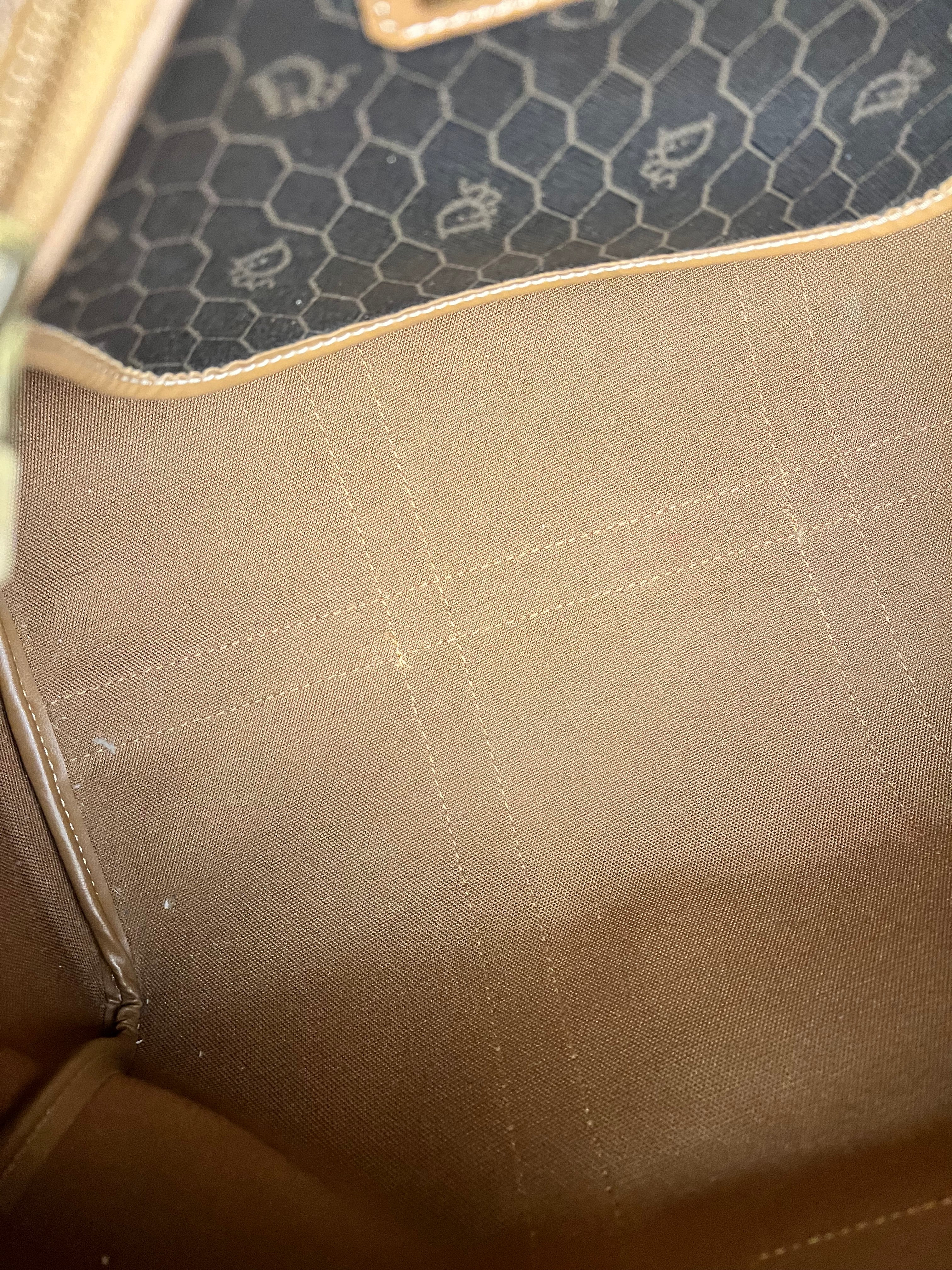 Dior Honeycomb Boston Bag Black