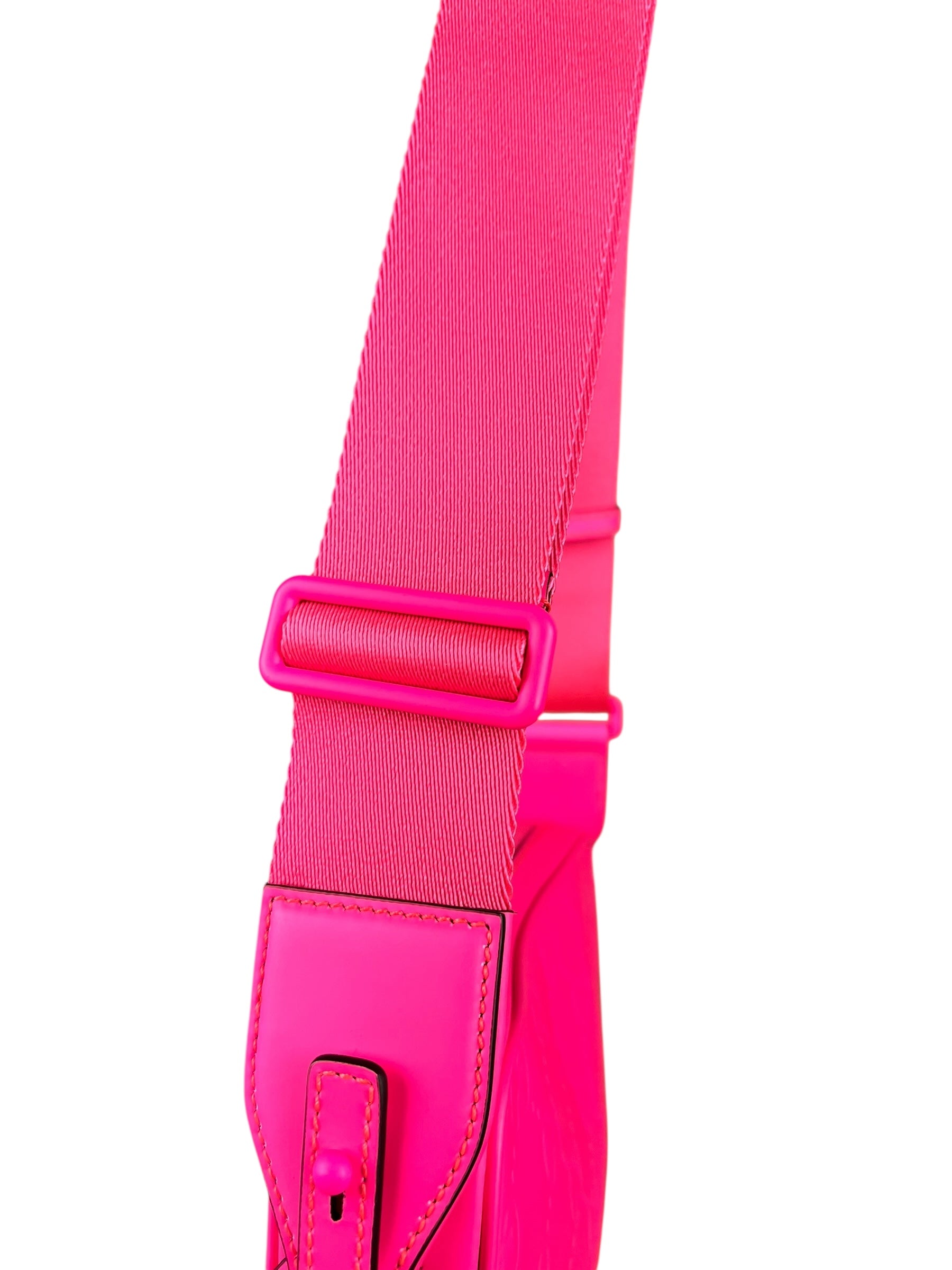 Gucci Hot Pink GG Rubber Effect Crossbody Bag