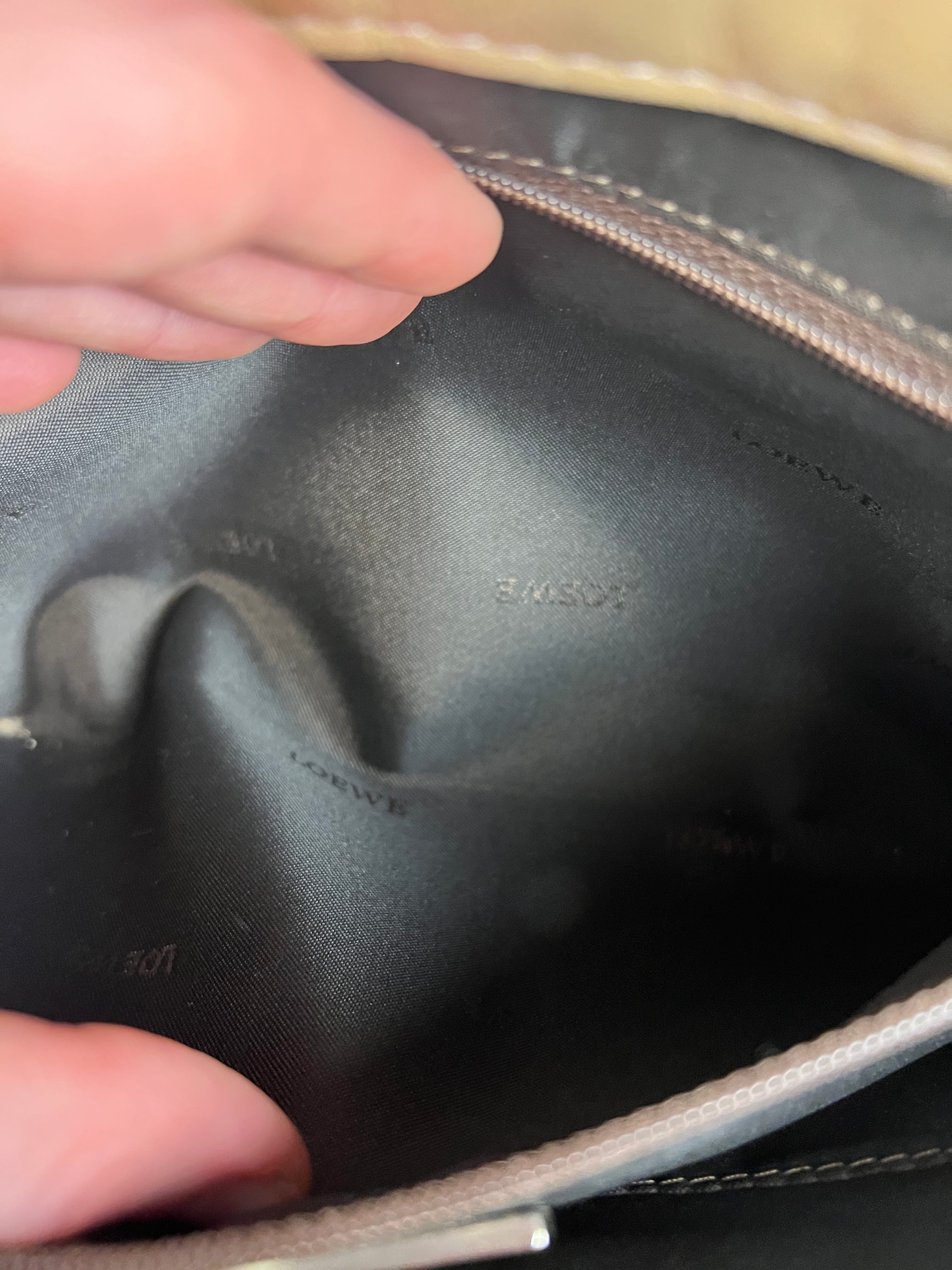 Loewe Vintage Leather Postal Handbag