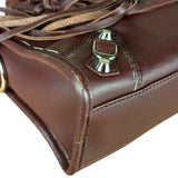 Balenciaga Burgundy Mini City Bag