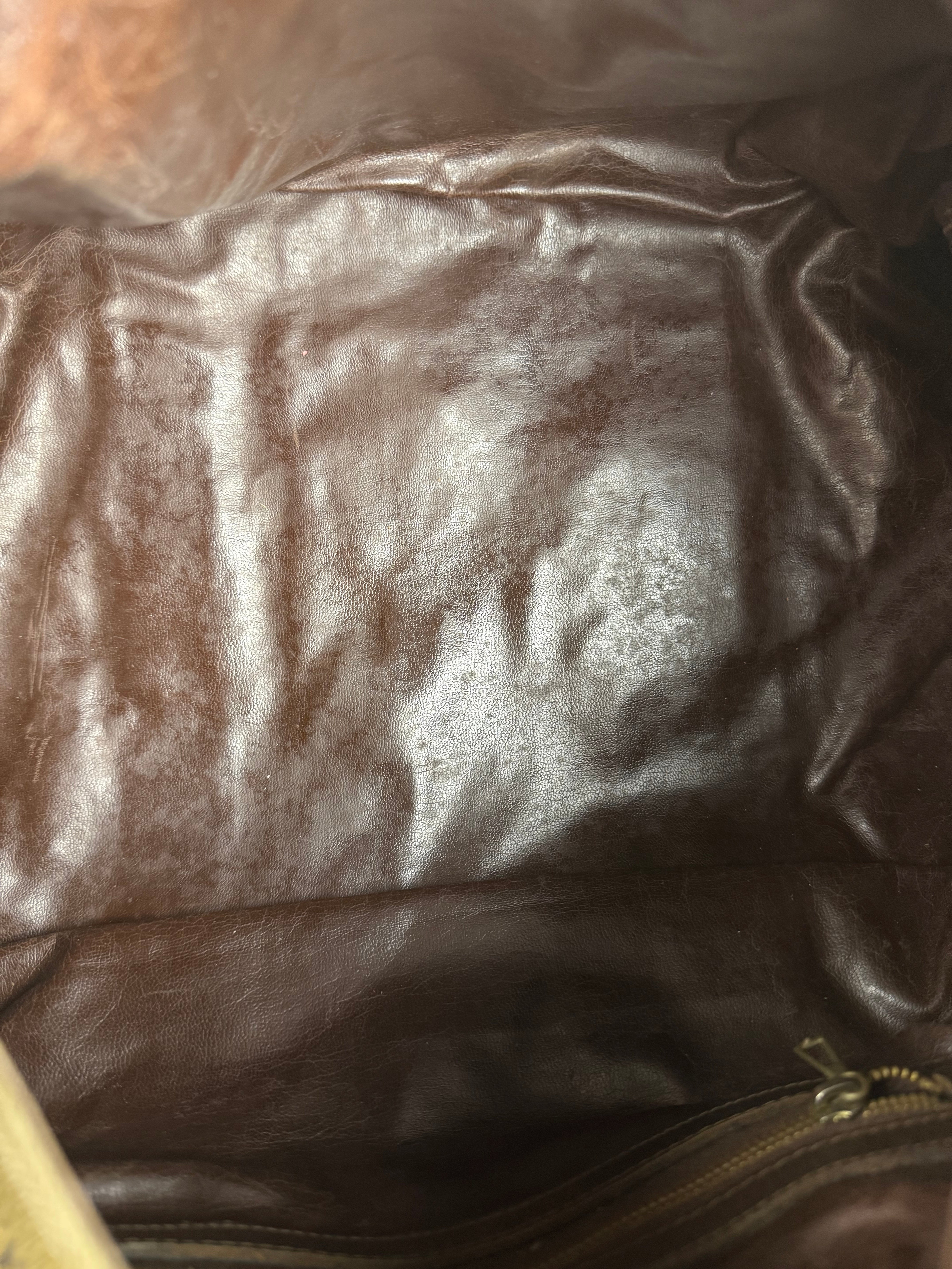 Fendi Vintage Zucca Boston Bag