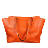 Gucci Orange Pebble Leather Swing Medium Tote