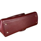 Burberry Vintage Leather Burgundy Handbag