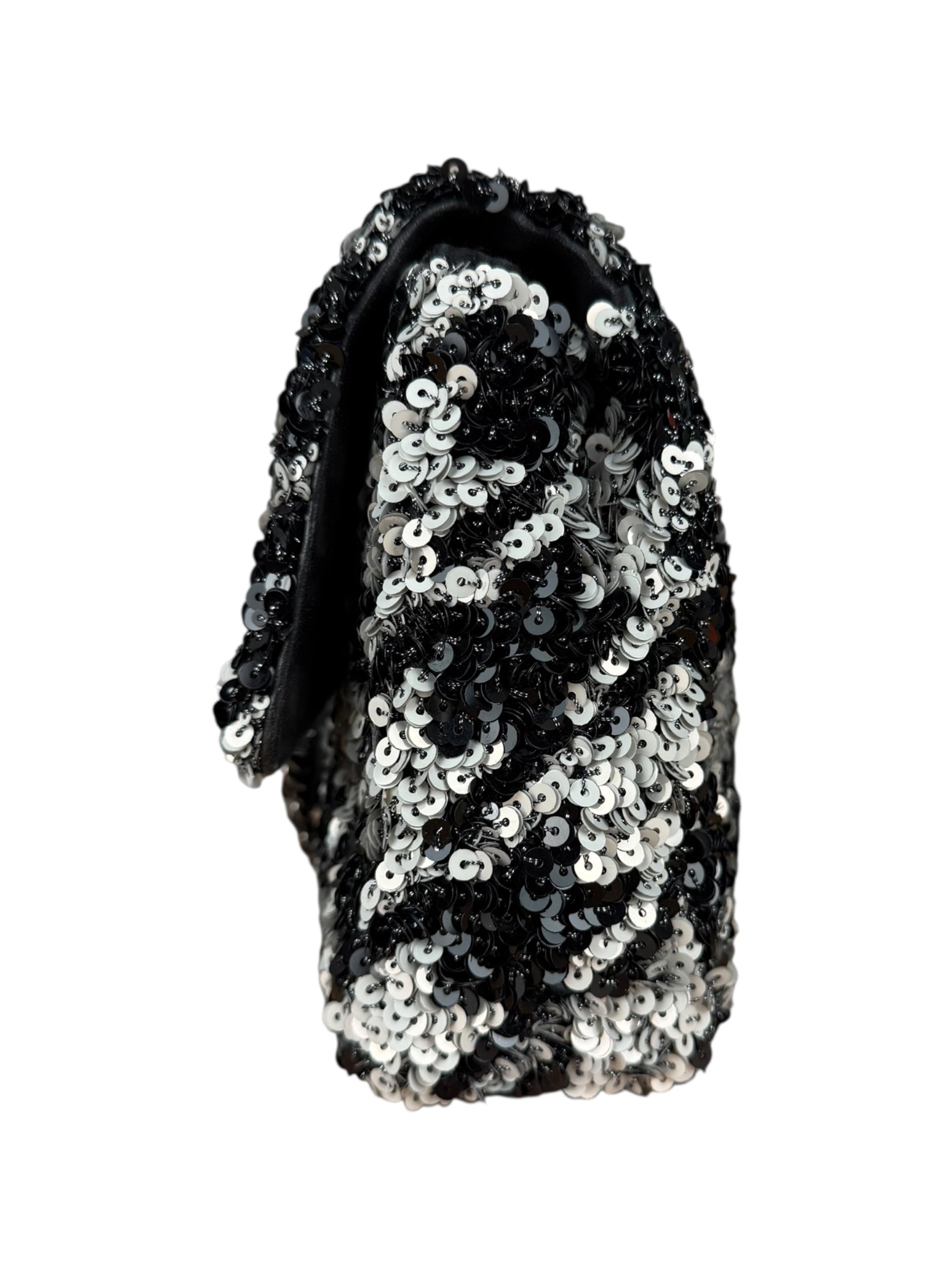 Chanel Medium Classic Flap Sequin Handbag 2020