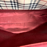 Burberry Vintage Leather Burgundy Handbag