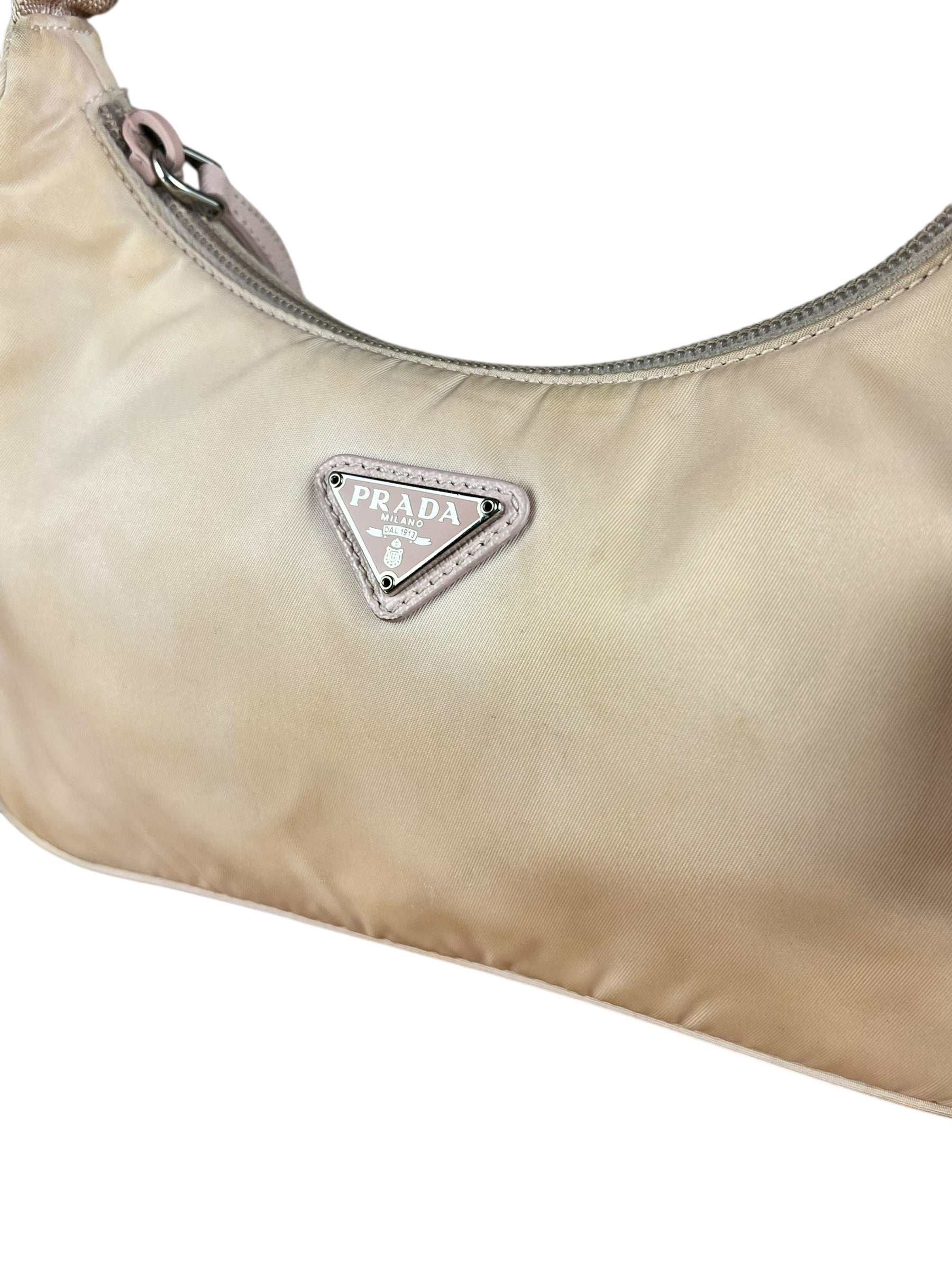 Prada Nylon Pochette Light Pink