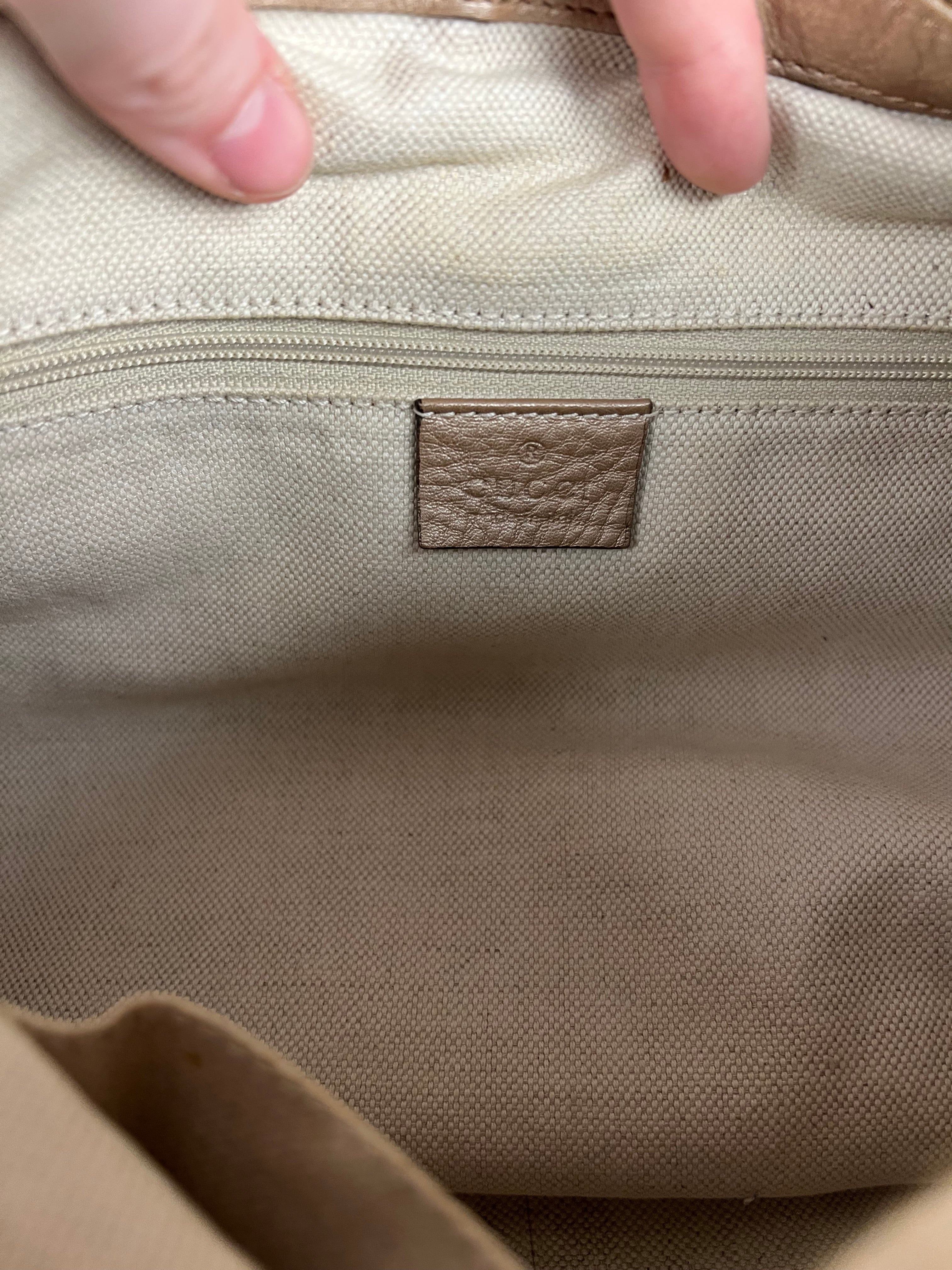 Gucci Metallic Leather Shoulder Bag