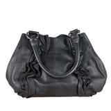 Prada Nappa Leather Ruffle Hobo Shoulder Bag