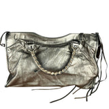 Balenciaga Gold Metallic M Le City Bag