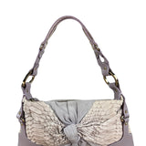 Fendi Lavender Python & Suede Pochette