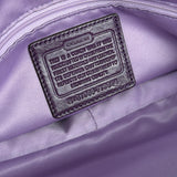 Coach Vintage Purple Leather Hobo Shoulder Bag