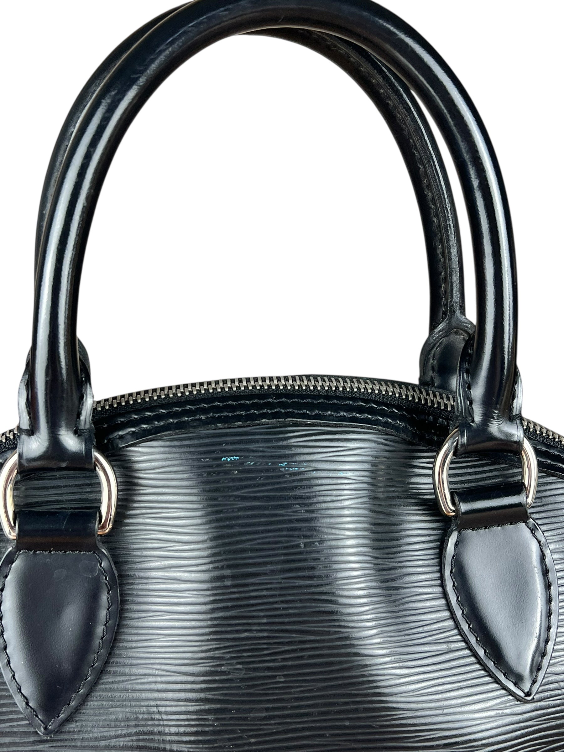Louis Vuittonn Black Epi Lockit Handbag