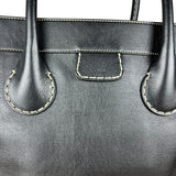 Chloe Edith Black Leather Tote Bag