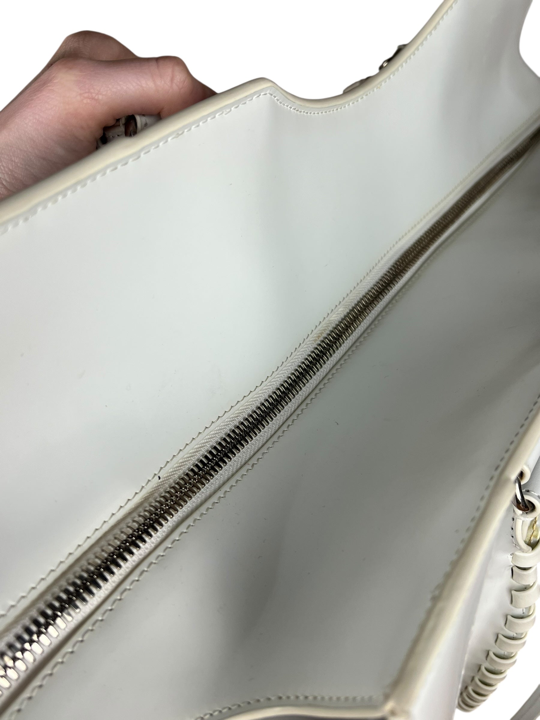 Balenciaga Grained White Neo Classic City Bag