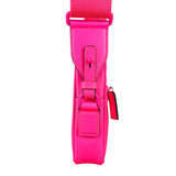 Gucci Hot Pink GG Rubber Effect Crossbody Bag
