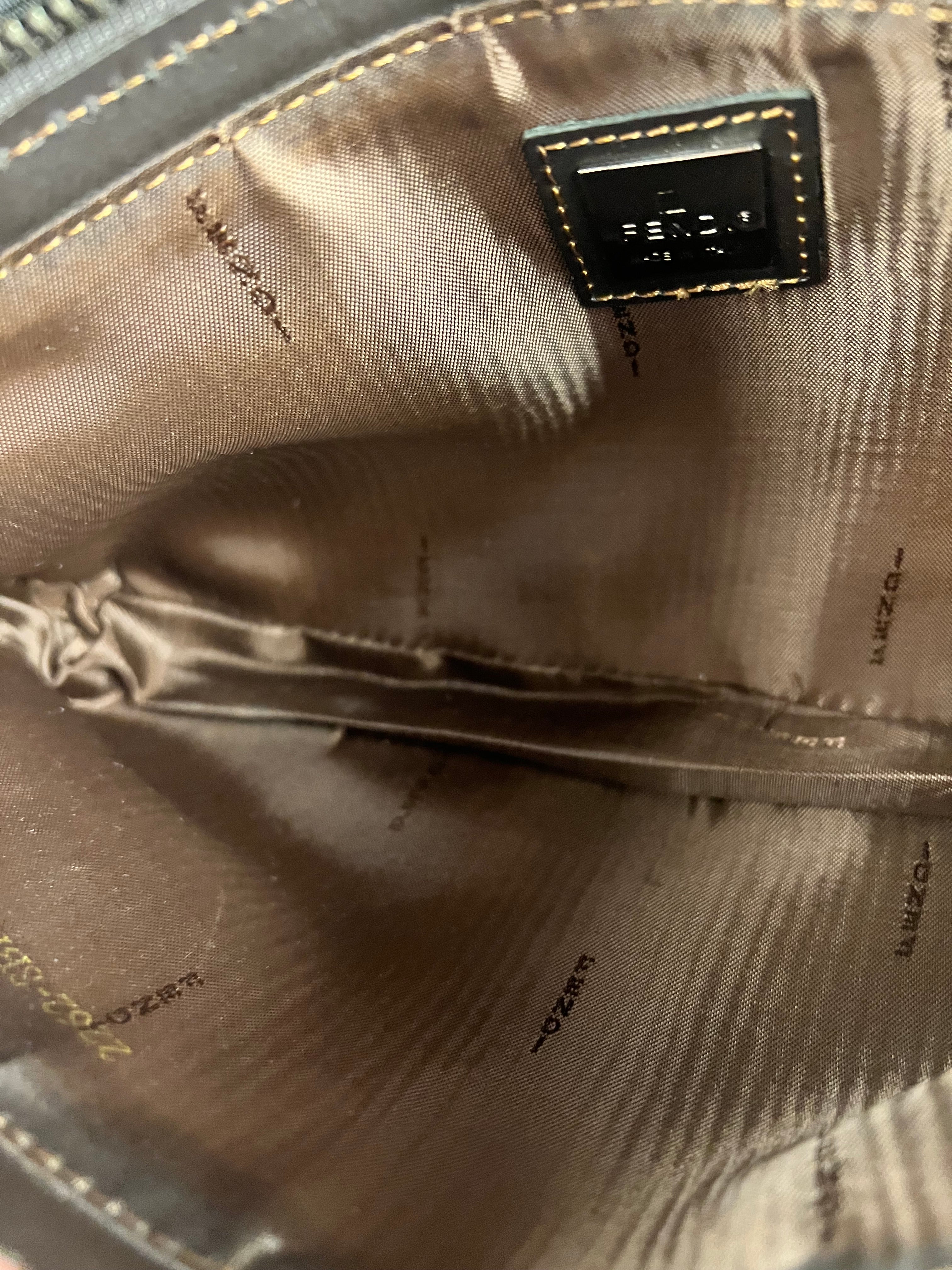 Fendi Vintage Zucca Pochette Shoulder Bag
