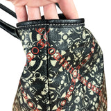 Chanel Optic Coco Chainlink Print Shoulder Tote