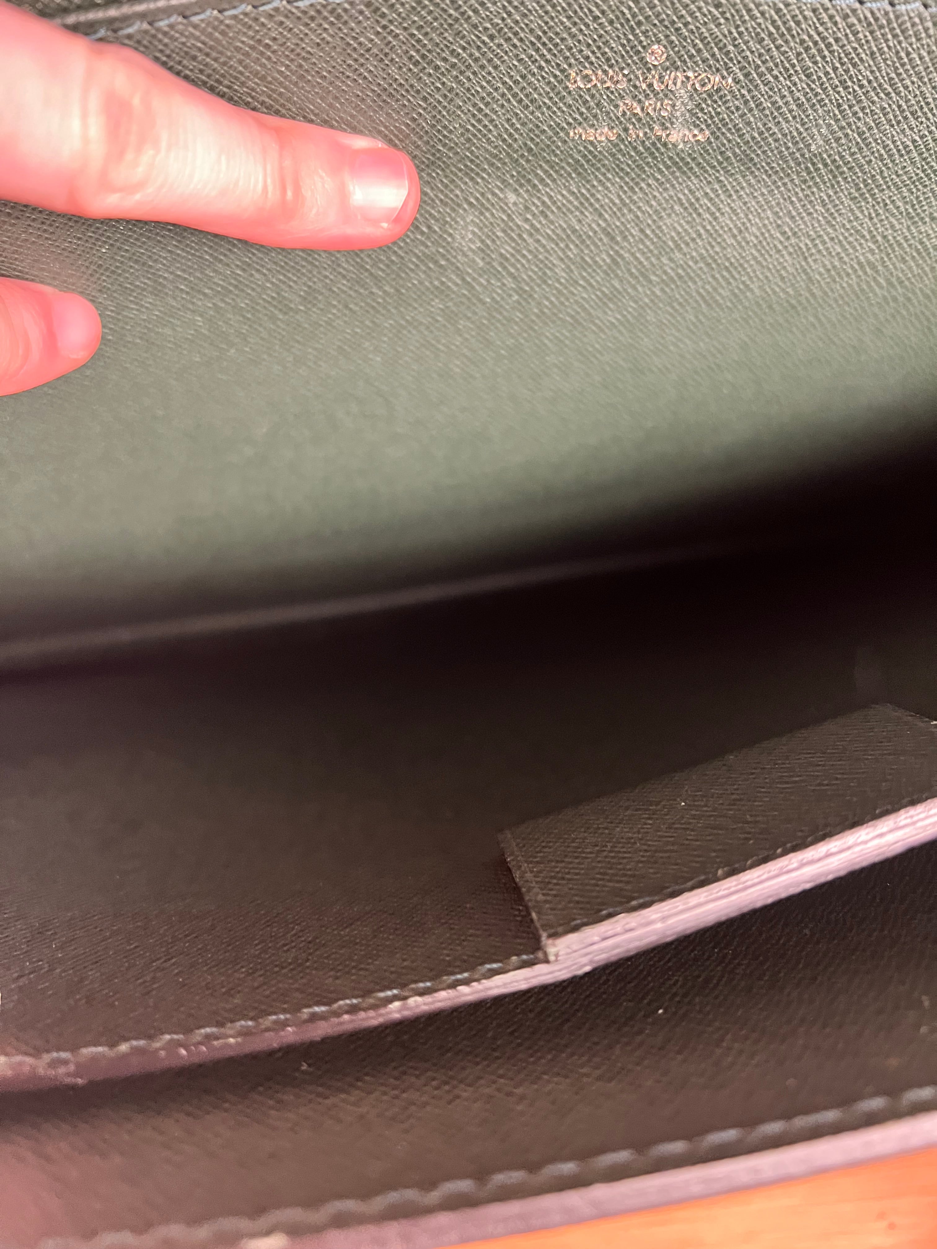 Louis Vuitton Epi Green Top Handle Briefcase
