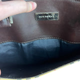 Burberry Leather Trim Nova Check Tote Bag