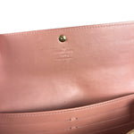 Louis Vuitton Monogram Vernis Floral Rose Long Wallet