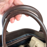 Burberry Leather Trim Nova Check Tote Bag