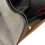 Fendi vintage Chameleon Black Patent Leather Handbag