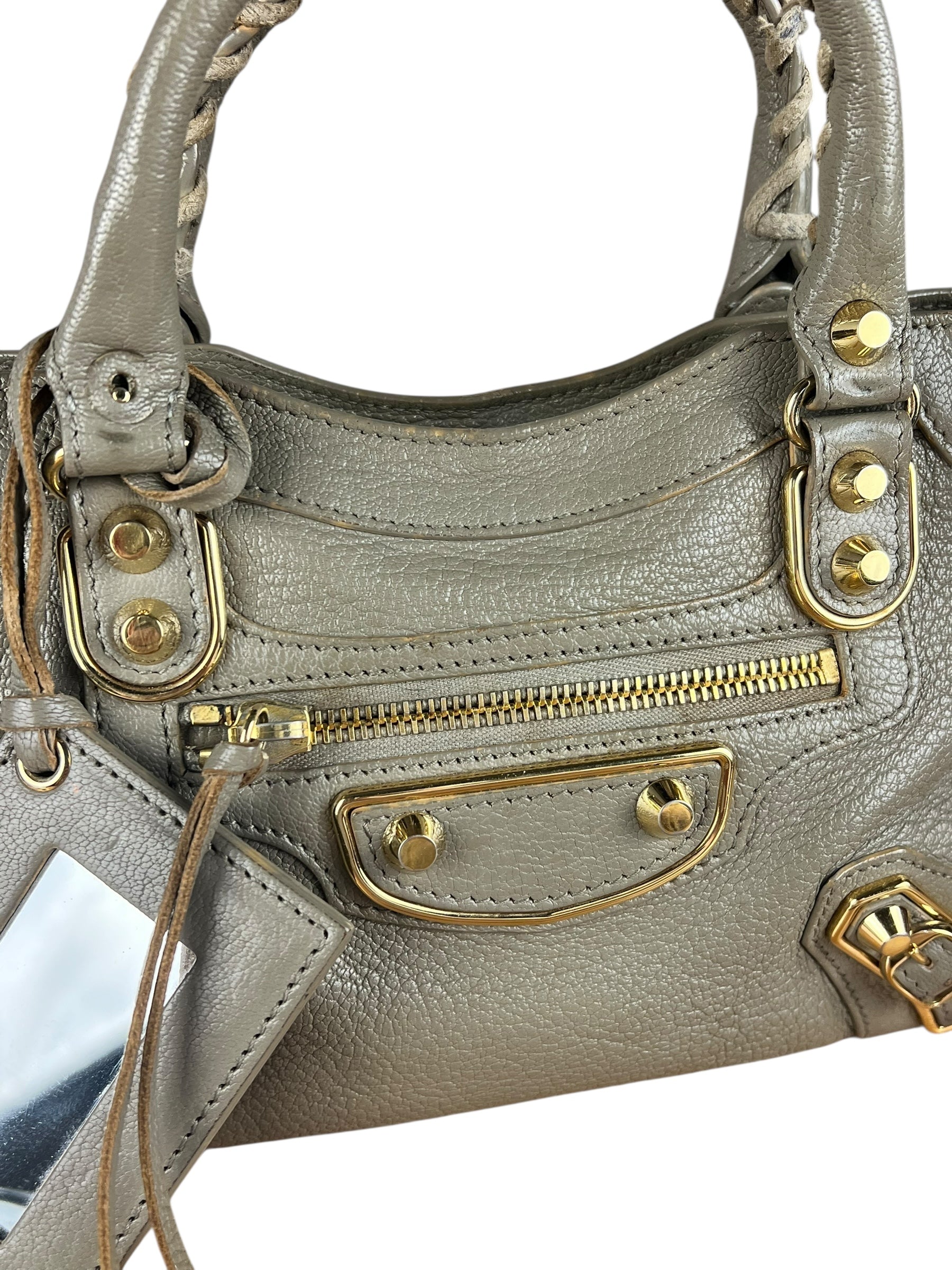 Balenciaga Mini Classic City Bag Grey