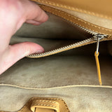 Dior Brown Leather Shoulder Tote
