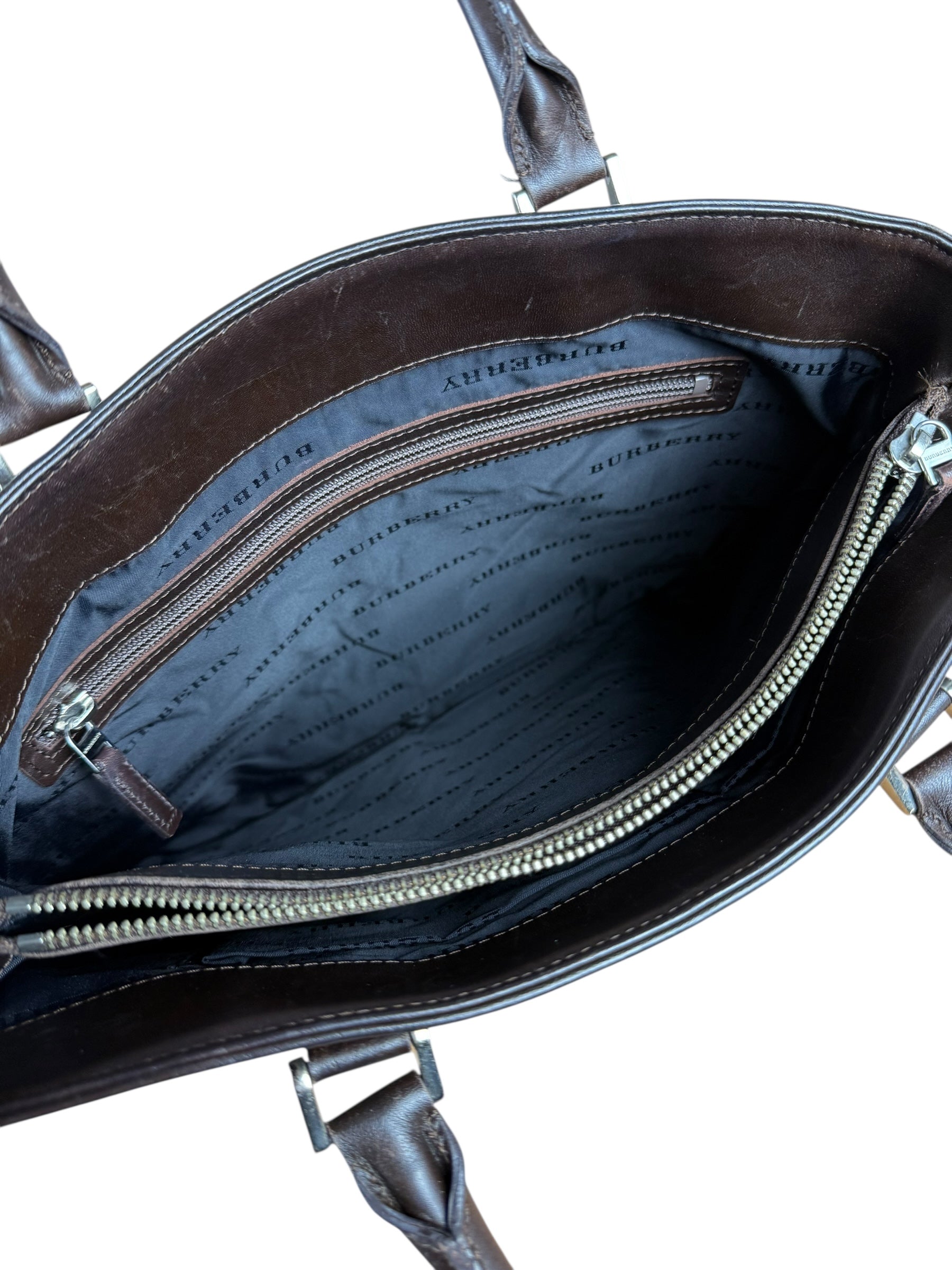 Burberry Nova Check Canvas Tote Bag