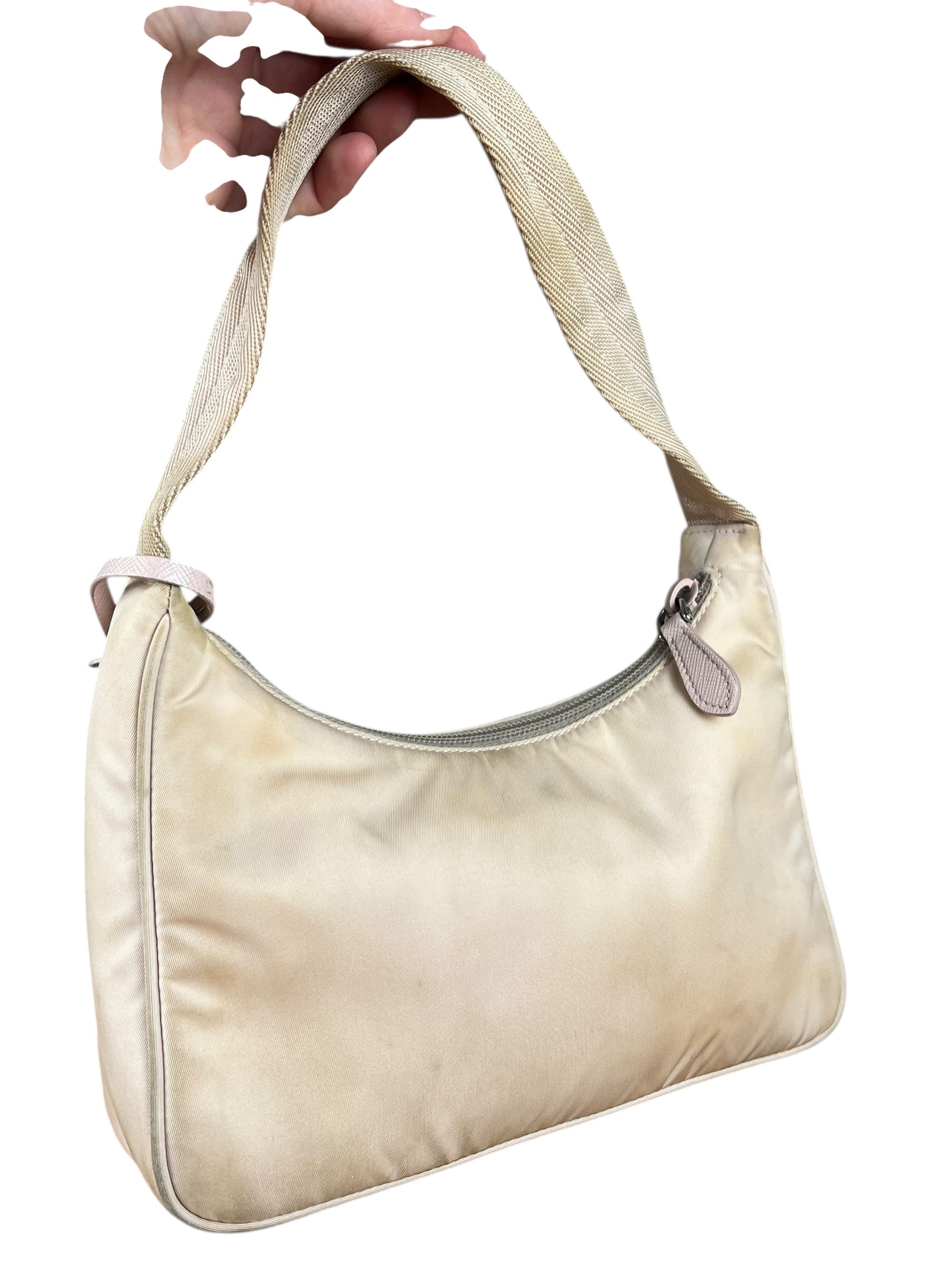 Prada Nylon Pochette Light Pink