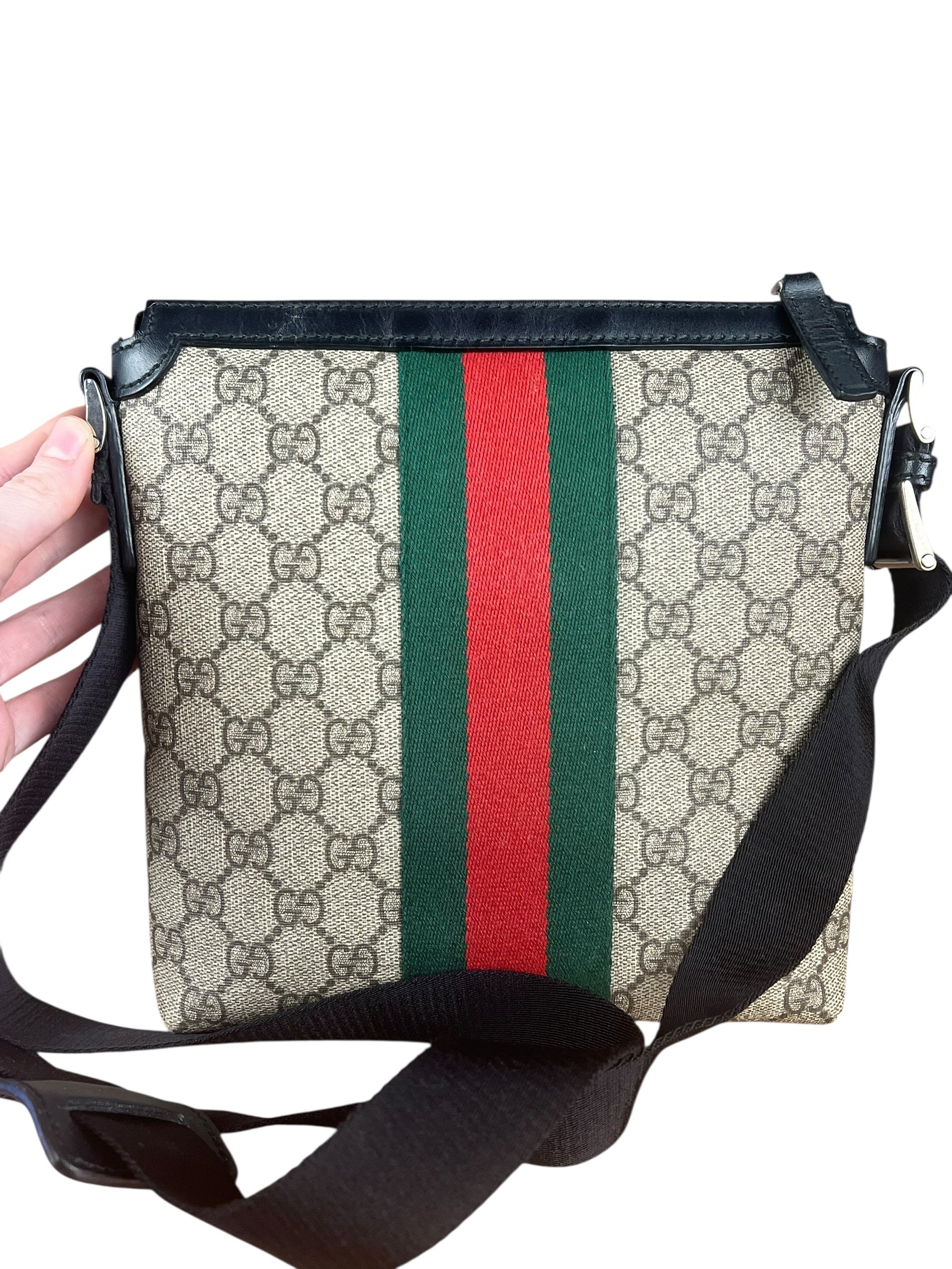 Gucci GG Supreme Monogram Messenger Bag