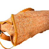 Balenciaga Wool Knit Orange City Bag
