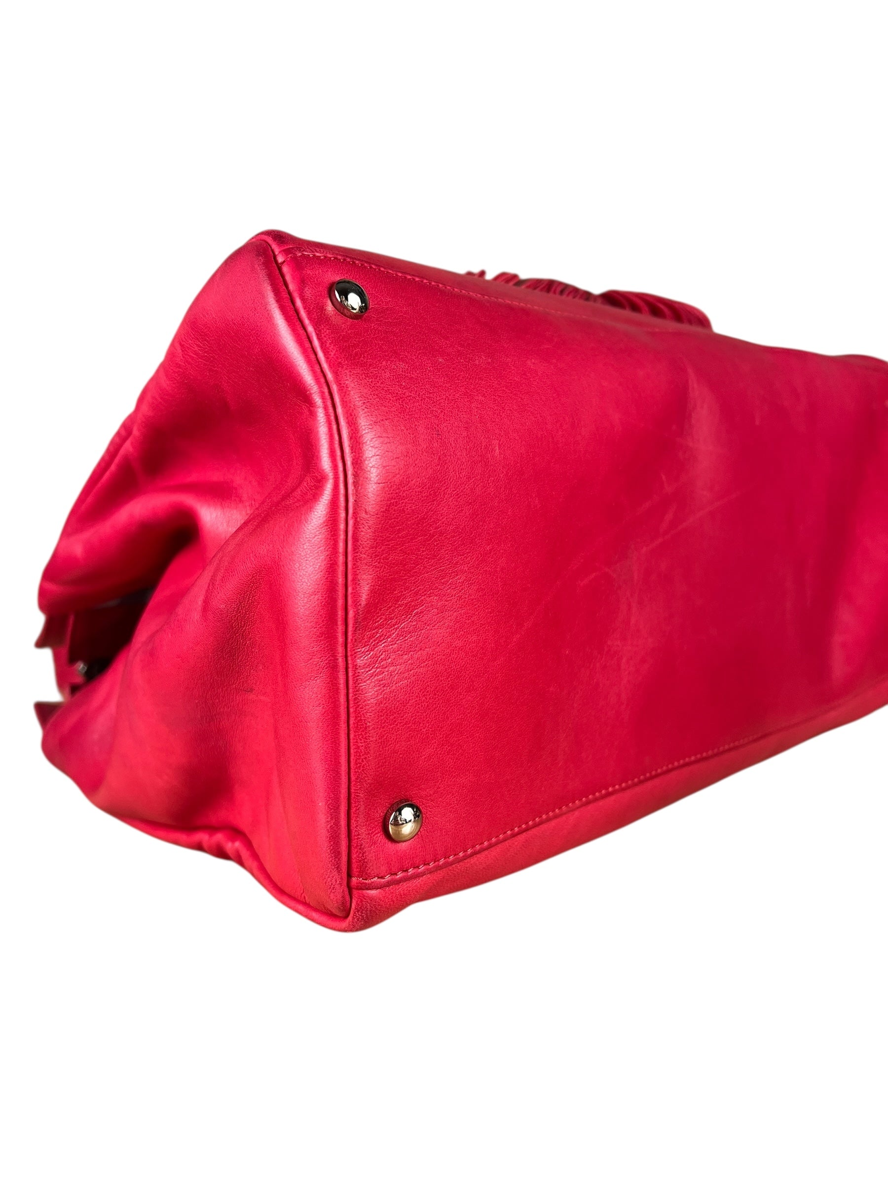 Chanel Lambskin CC Disc Bonbon Shoulder Tote