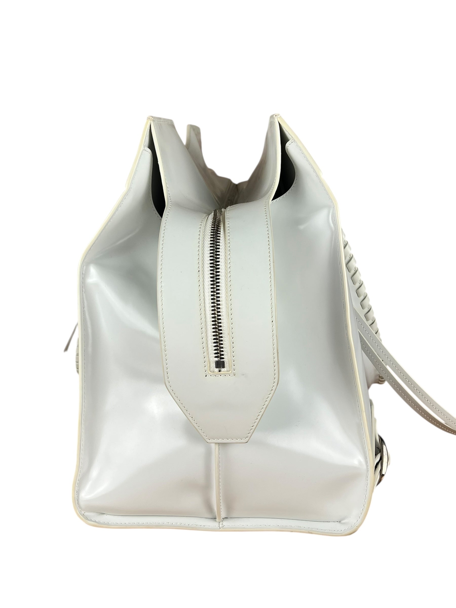 Balenciaga Grained White Neo Classic City Bag