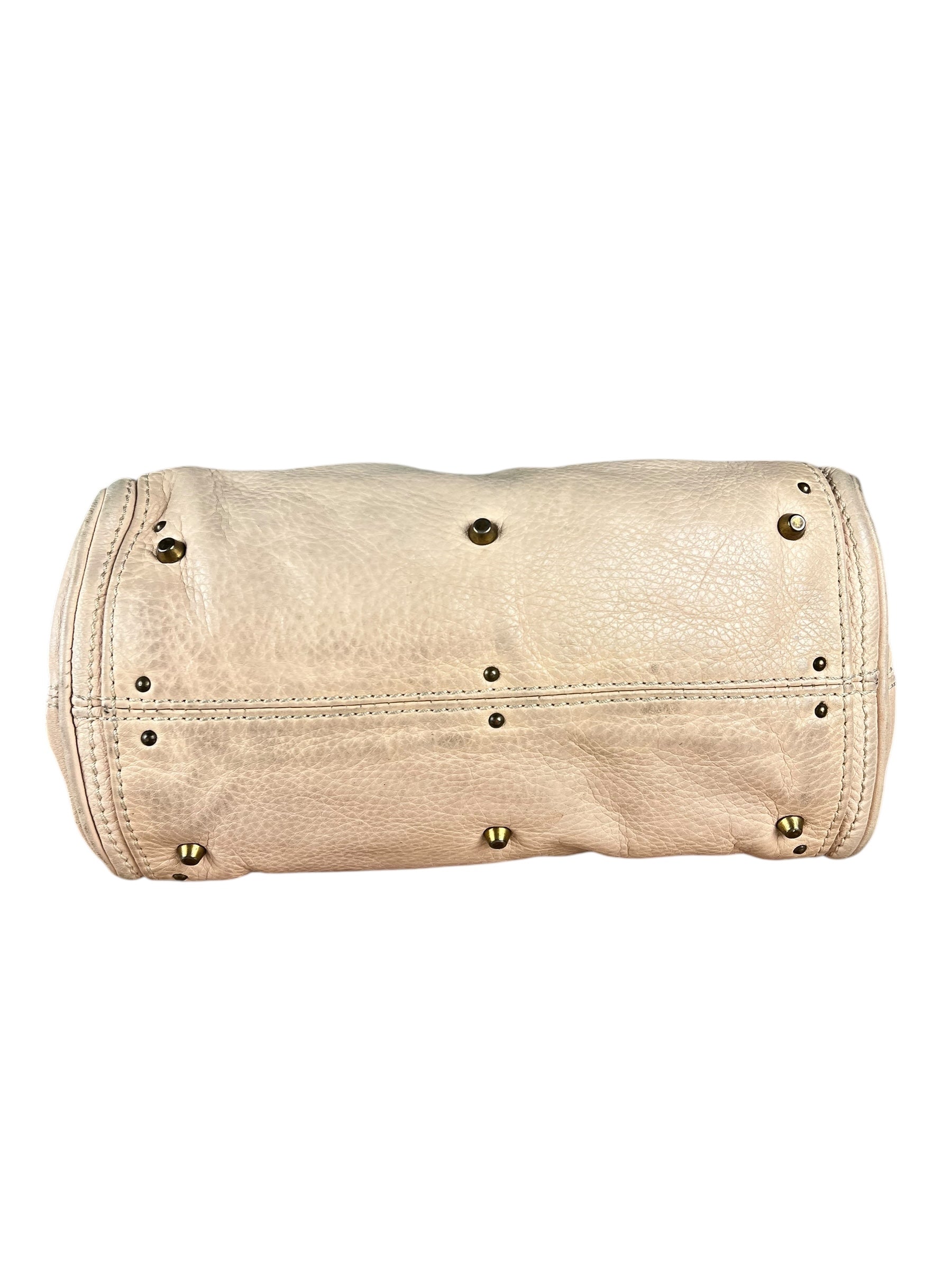 Chloe Vintage Mini Chloe Paddington Bag Beige