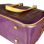 Louis Vuitton Vernis Purple Sutton Handbag