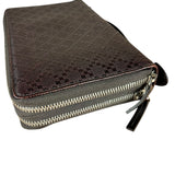 Gucci Diamante Leather Zippy Top Handle Organizer