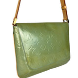 Louis Vuitton Monogram Vernis Green Thompson Shoulder Bag
