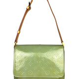 Louis Vuitton Monogram Vernis Green Thompson Shoulder Bag