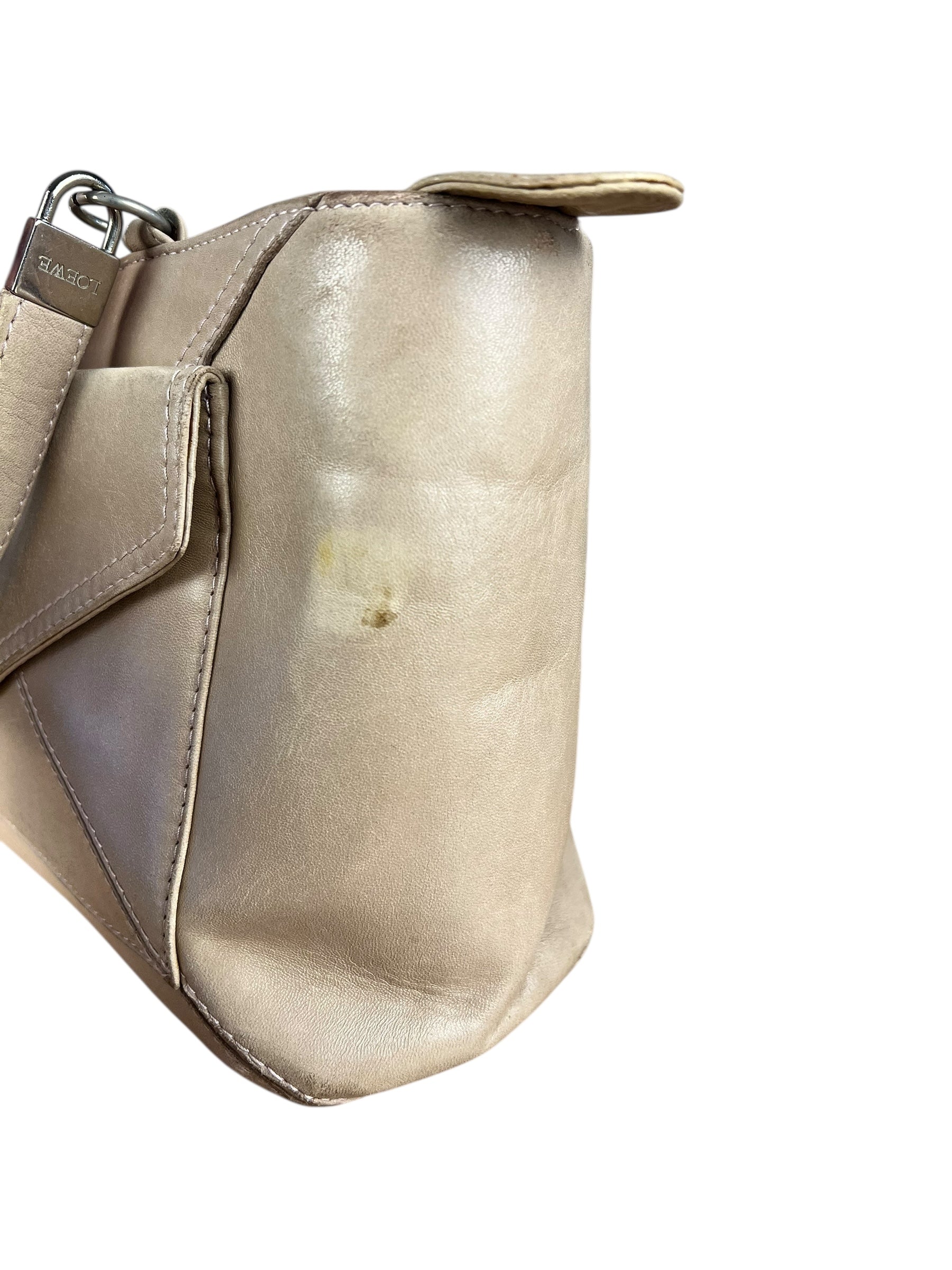 Loewe Vintage Leather Postal Handbag