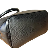 Louis Vuittonn Black Epi Lockit Handbag