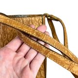 Fendi Vintage Crocodile-Embossed Leather Crossbody Bag