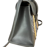 Goyard Mini Grey Goyardine Saigon Top Handle Bag