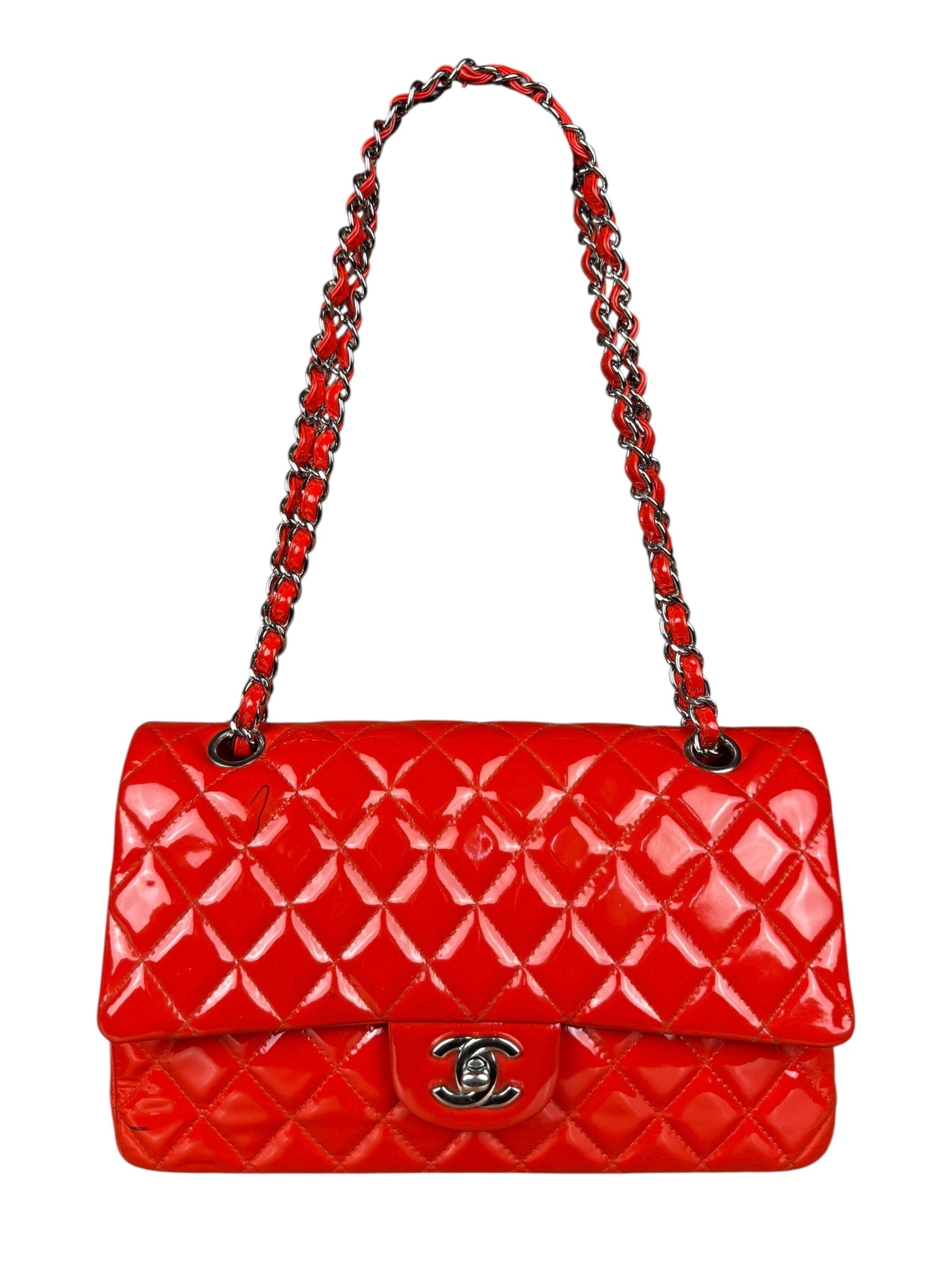 Chanel Classic Red Medium Double Flap Bag