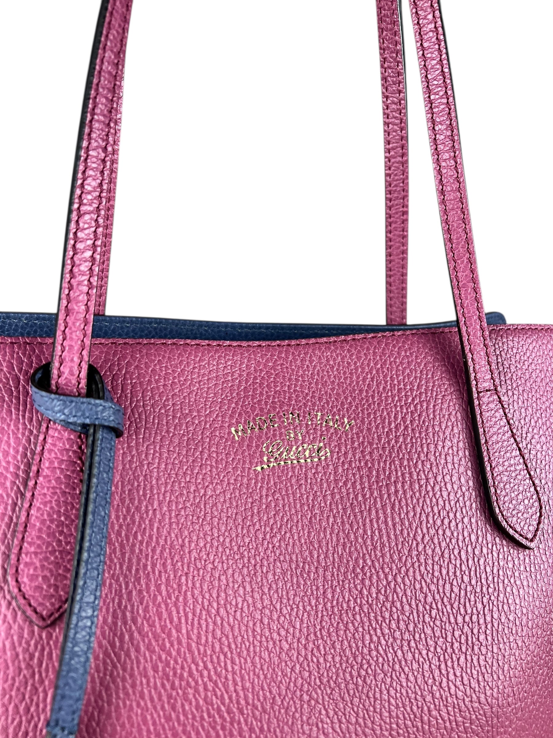 Gucci Large Purple Swing Tote
