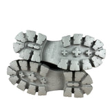 Prada Monolith Leather and Re-Nylon Pouch Boots