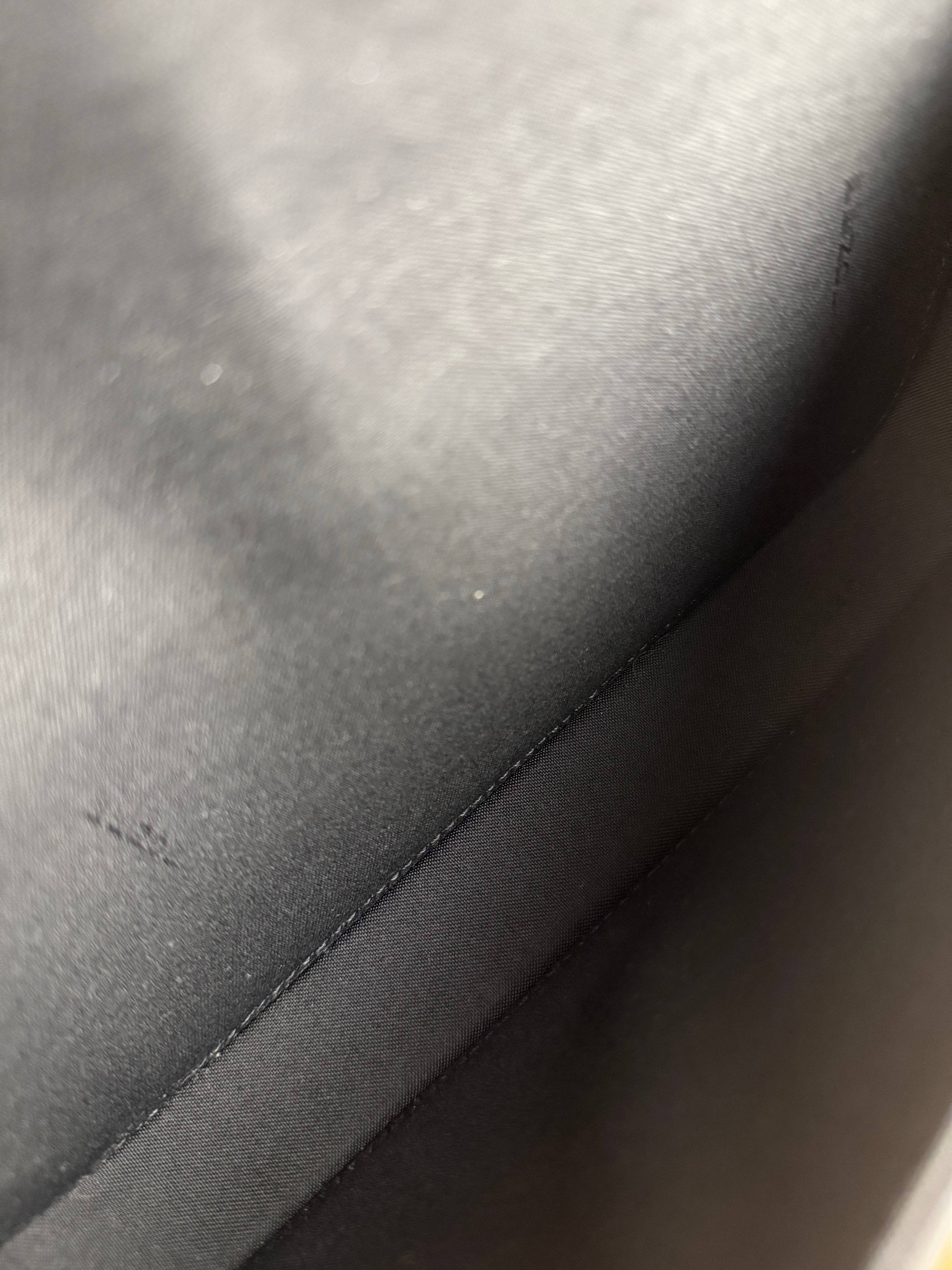 Fendi Fendigraphy Black Leather Wallet on Chain