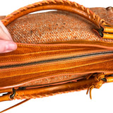 Balenciaga Wool Knit Orange City Bag